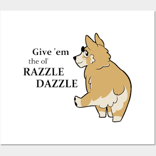 Corgi Dazzle Posters and Art